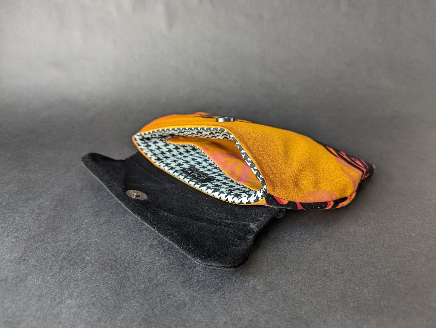 Velvet Flame Flocked Dileyas Waist Bag in Black, Yellow, Orange, Pink